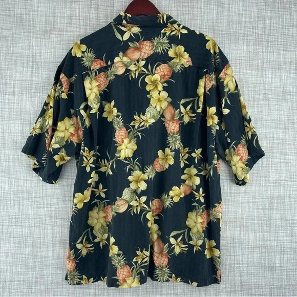 Tommy Bahama Shirt Button Down Short Sleeve Silk floral hawaiian 3173 - Picture 4 of 6